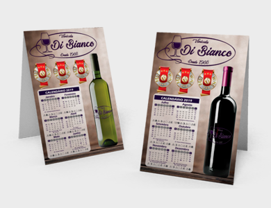 Display PVC com Calendário